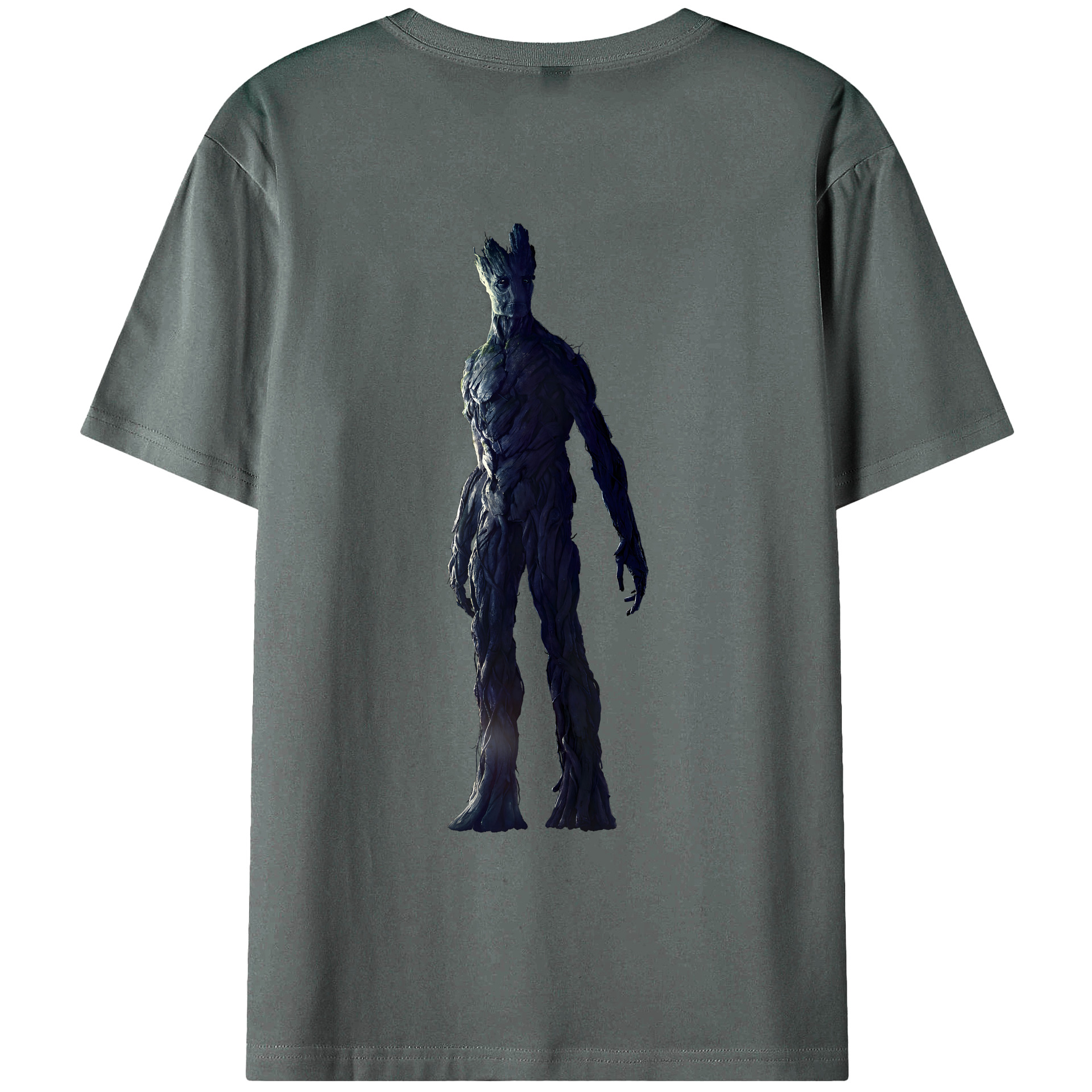 （画像用） アベンジャーズ The Avengers 綿100％ メンズ半袖Tシャツ（バックプリント） 通気性